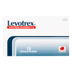 LEVOTREX 5 MG 10 CAPSULAS