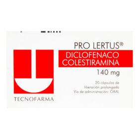 PROLERTUS 140 MG 20 CAPSULAS