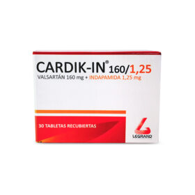 CARDIK-IN 160/1.25 MG 30 TABLETAS