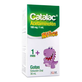 ACETAMINOFEN CATALAC 100MG/1ML GOTAS 30ML ICOM