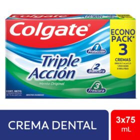 3 CRE.COLGATE TRIPLE ACC 75 GR ECO.PACK