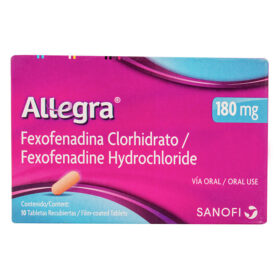 ALLEGRA 180 MG 10 TABLETAS