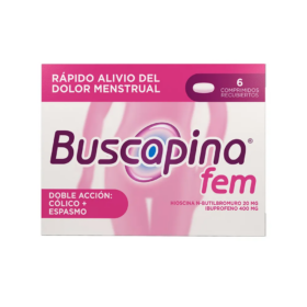 BUSCAPINA FEM 6 TABLETAS