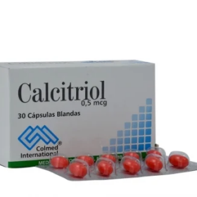 CALCITRIOL 0.50 MCG 30 CAPSULAS PC