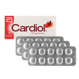 CARDIOL 25 MG 30 TABLETAS AG