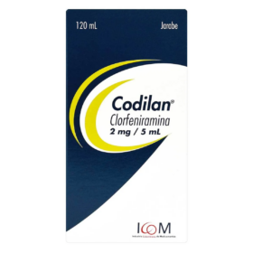 CLORFENIRAMINA CODILAN 2MG /5 ML JBE120 ML ICOM