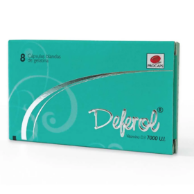 DEFEROL 7000 UI 8 CAPSULAS