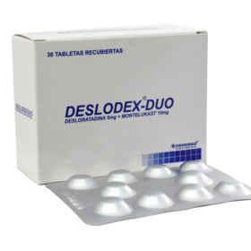 DESLODEX DUO 30 TABLETAS RECUBIERTAS