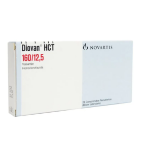 DIOVAN HCT 160/12.5 MG 28 TBS