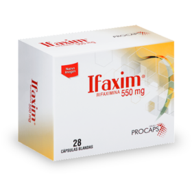 IFAXIM 550 MG 28 CAPSULAS