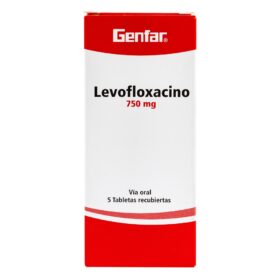 LEVOFLOXACINO 750 MG 5 TBS GF