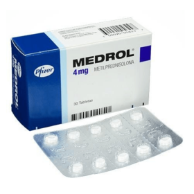 MEDROL 4 MG 30 TABLETAS