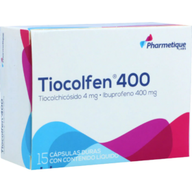 TIOCOLFEN 400 MG 15 CAP LIQUIDAS