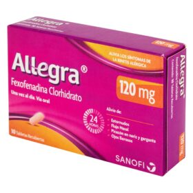 ALLEGRA 120 MG 10 COMPRIMIDOS