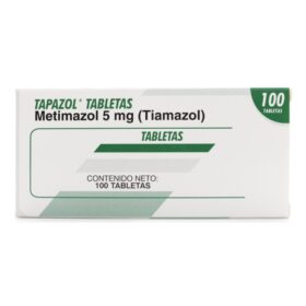 TAPAZOL 5 MG 100 TABLETAS