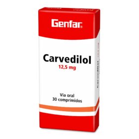 CARVEDILOL 12.5 MG 30 TBS GF