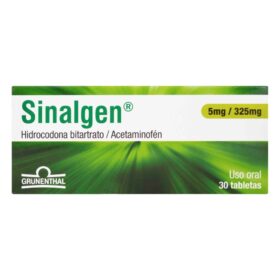 SINALGEN 5/325 MG 30 TBS