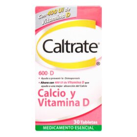 CALTRATE D 600 MG 400UI 30 TBS