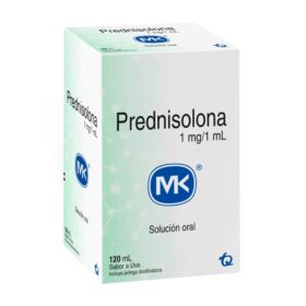PREDNISOLONA 1MG/ML JBE UVA+DOS 120ML MK