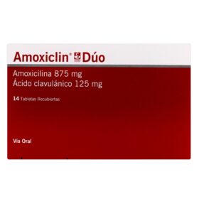 AMOXICLIN DUO 875MG/125MG 14 TBS REC