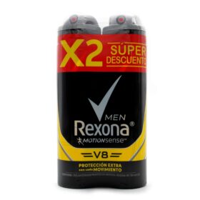 2 DTE.REXONA SPRAY MEN V8 89GR SUPER OFE