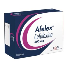 CEFALEXINA AFELEX 500 MG 10 CAPSULAS ICOM