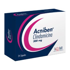 CLINDAMICINA ACNIBEN 300 MG 24 CAPSULAS ICOM MQ
