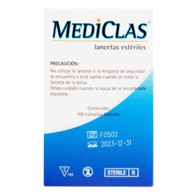 LANCETAS GLUCOMET.MEDICLAS 100 UND ICOM