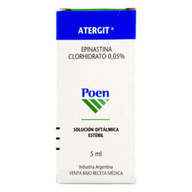 ATERGIT 05 % SOLUCION OFTALMICA 5 ML