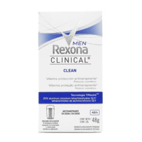 DTE.REXONA CLIN CREMA CLEAN MEN 48 GR H