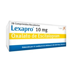 LEXAPRO 10 MG 28 TABLETAS