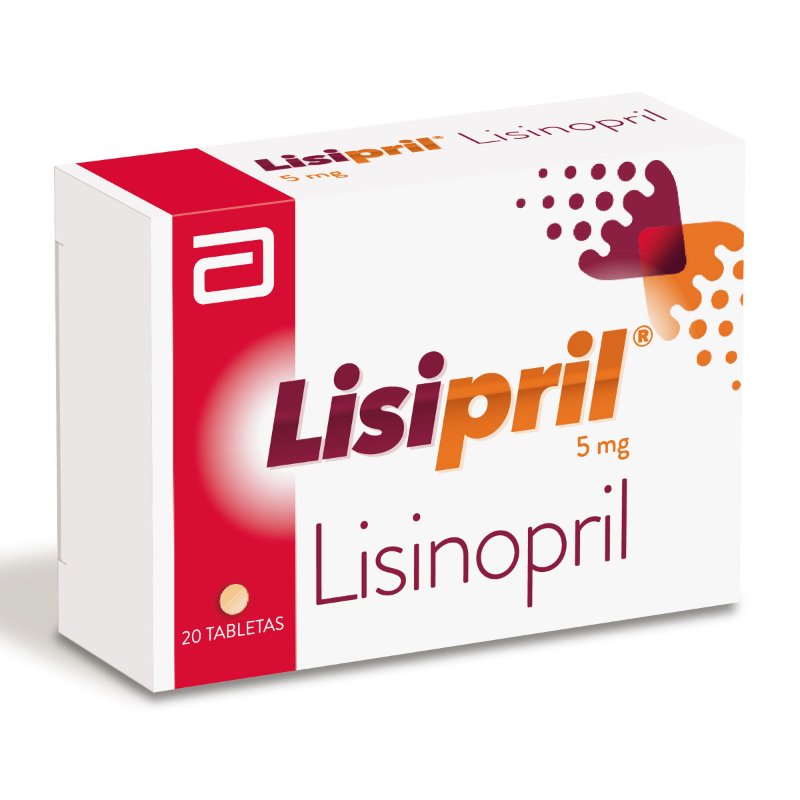 100004680 LISIPRIL 5 MG 20 TABLETAS - Imagen 1