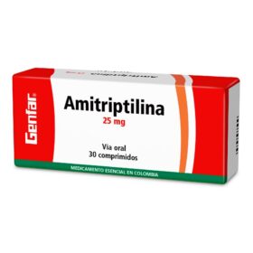 AMITRIPTILINA 25 MG 30 TABLETAS GF