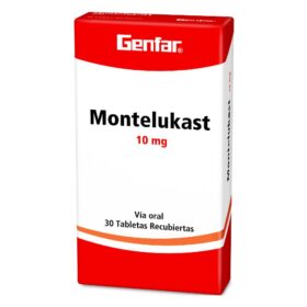 MONTELUKAST 10 MG 30 TABLETAS GF