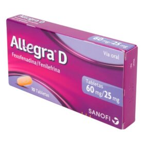 ALLEGRA D 60 MG/25 MG 10 TBS