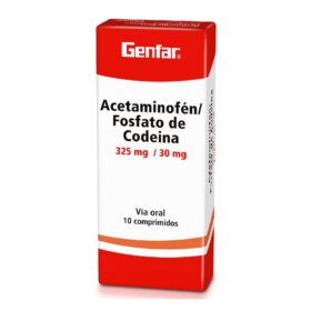 ACETAMINOFEN+CODEINA 325/30MG 10 TBS GF