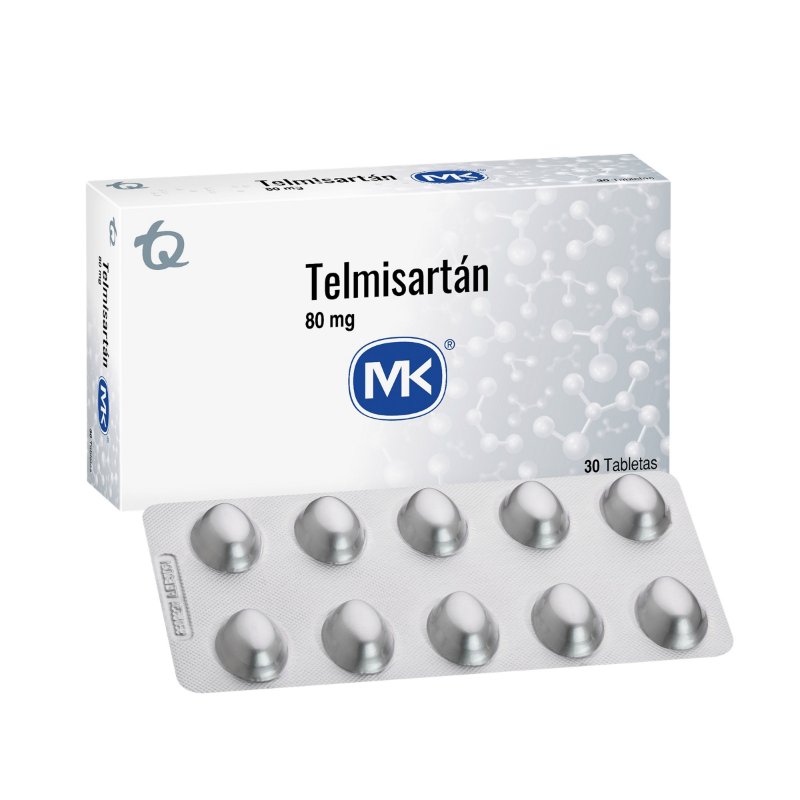 100023402 TELMISARTAN 80 MG 30 TBS MK25992 - Imagen 1