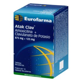 ATAK CLAV 875 MG 14 TABLETAS