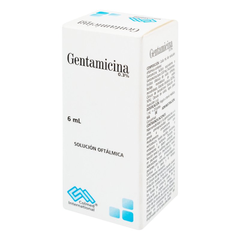 100024330 GENTAMICINA 0.3% OFTALMICA 6 ML PC - Imagen 1