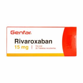 RIVAROXABAN 15 MG 30 TBS GF