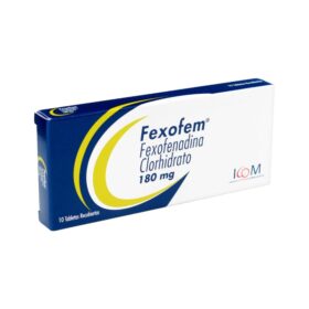 FEXOFENADINA FEXOFEM 180 MG 10 TBS ICOM
