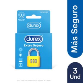 PRESERVAT.DUREX EXTRA SEGURO 3 UND
