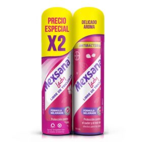 2 TALCO MEXSANA LADY SPRAY 260 ML. P.E.