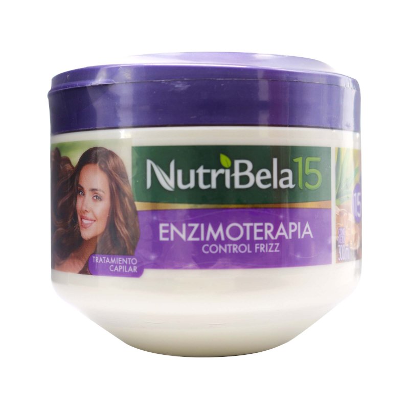 200041636 TRAT.NUTRIBELA15 ENZIMOT.CTRL.FRIZ 300ML - Imagen 1