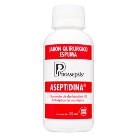 CLORHEXIDINA JABON QUIRUR ASEPT ROJO 120ML
