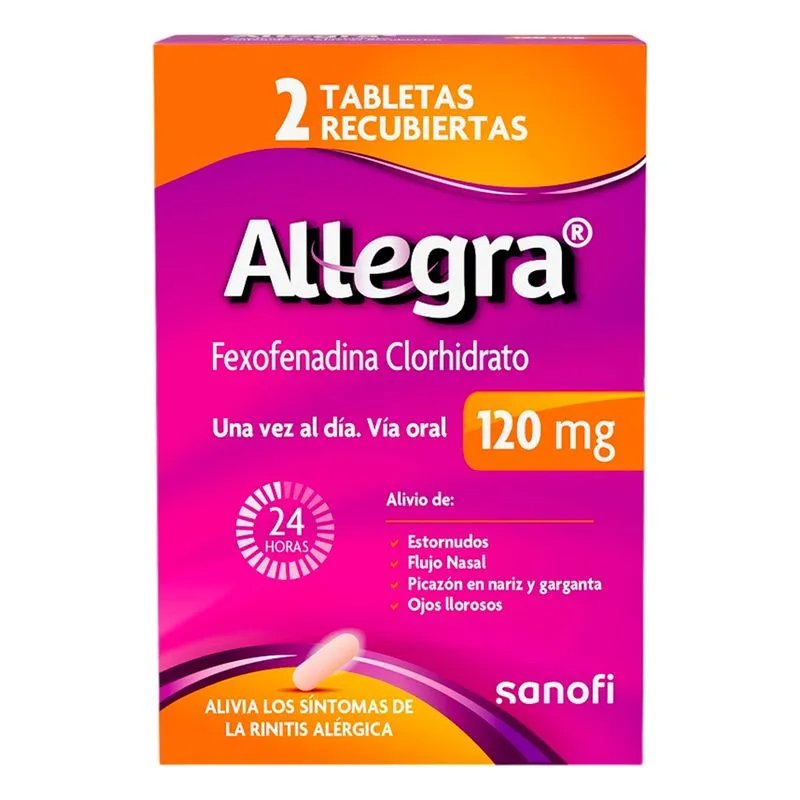 100028578 ALLEGRA 120MG 2 TAB - Imagen 1