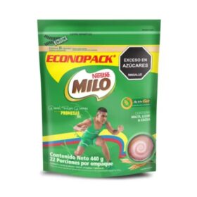 MILO ACTIV-G MALTA Y COCOA DOYPACK 440GR