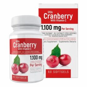 CRANBERRY UTIS VIT C 1100 MG X 60 SOFTG HEALTHY