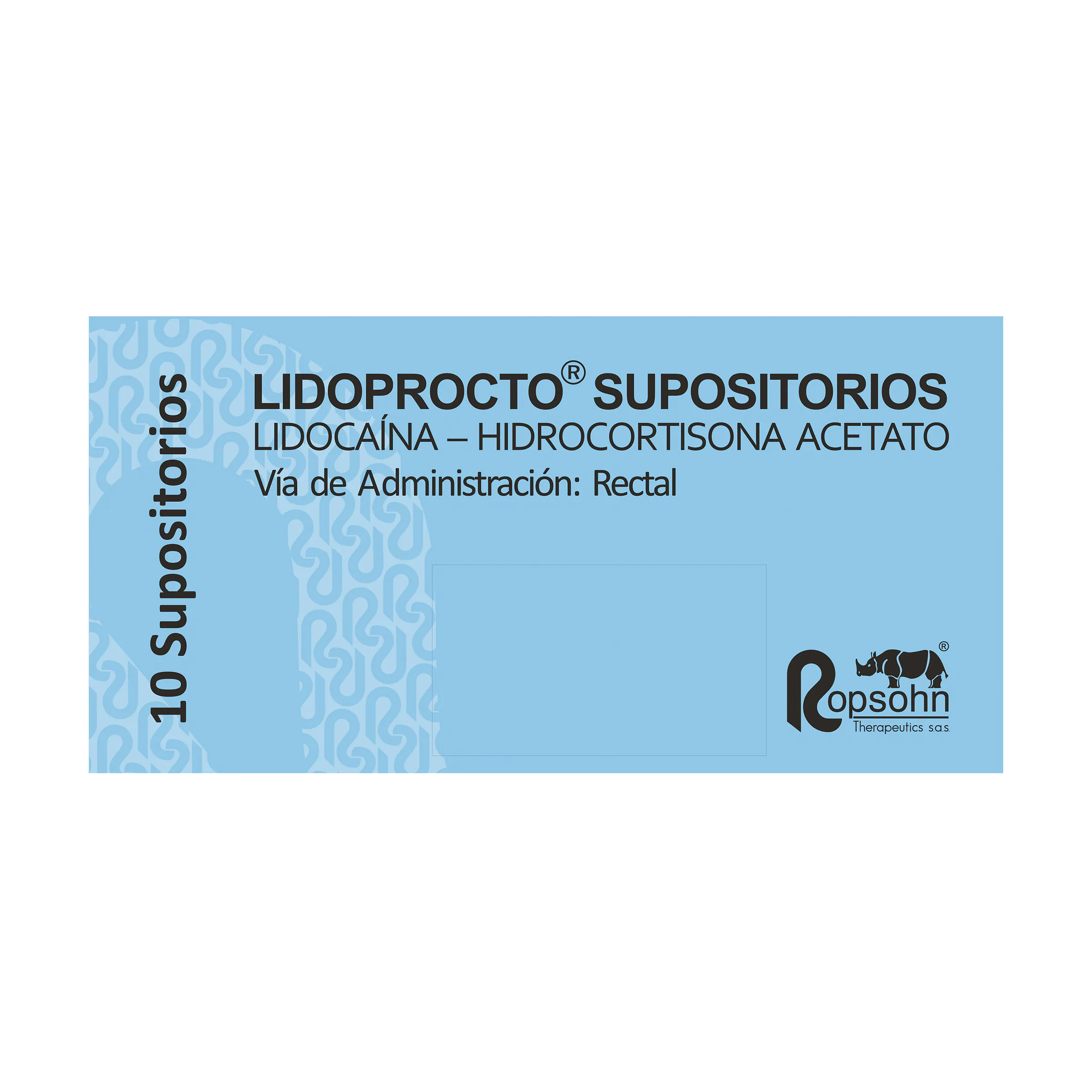 100007899 LIDOPROCTO 10 SUPOSITORIOS - Imagen 1