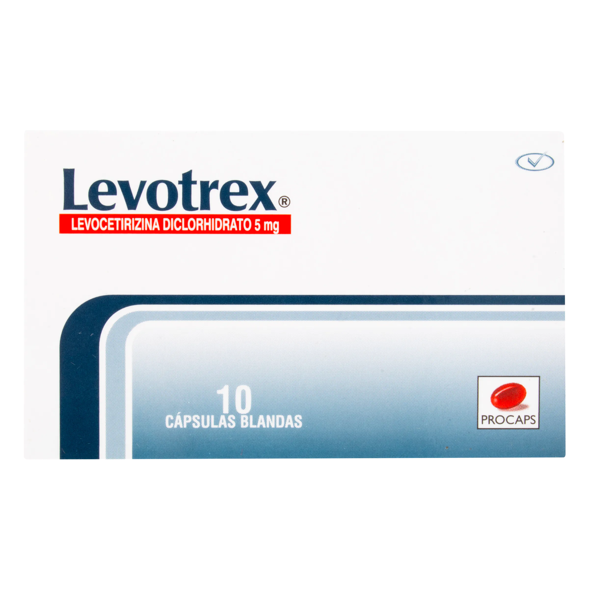 LEVOTREX 5 MG 10 CAPSULAS - Imagen 1
